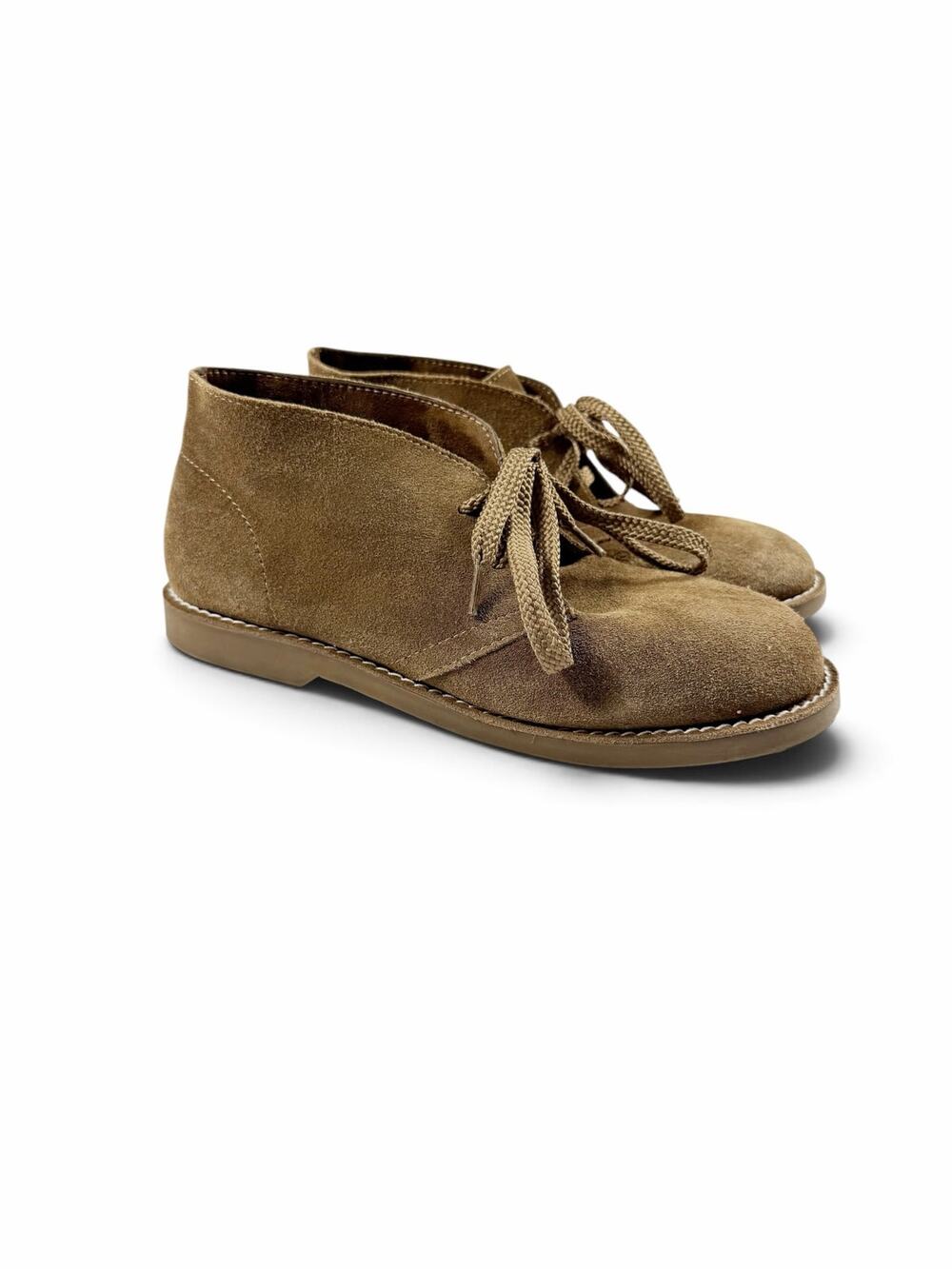 J.Crew Kids MacAlister Suede Chukka Desert Boots Brown boys size 6